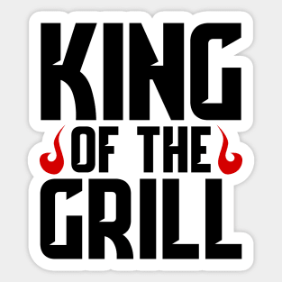 King of the grill Sticker